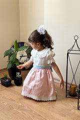 Baby Girl Kids Summer Dress Short Sleeve Tulle Tutu Lined Suit