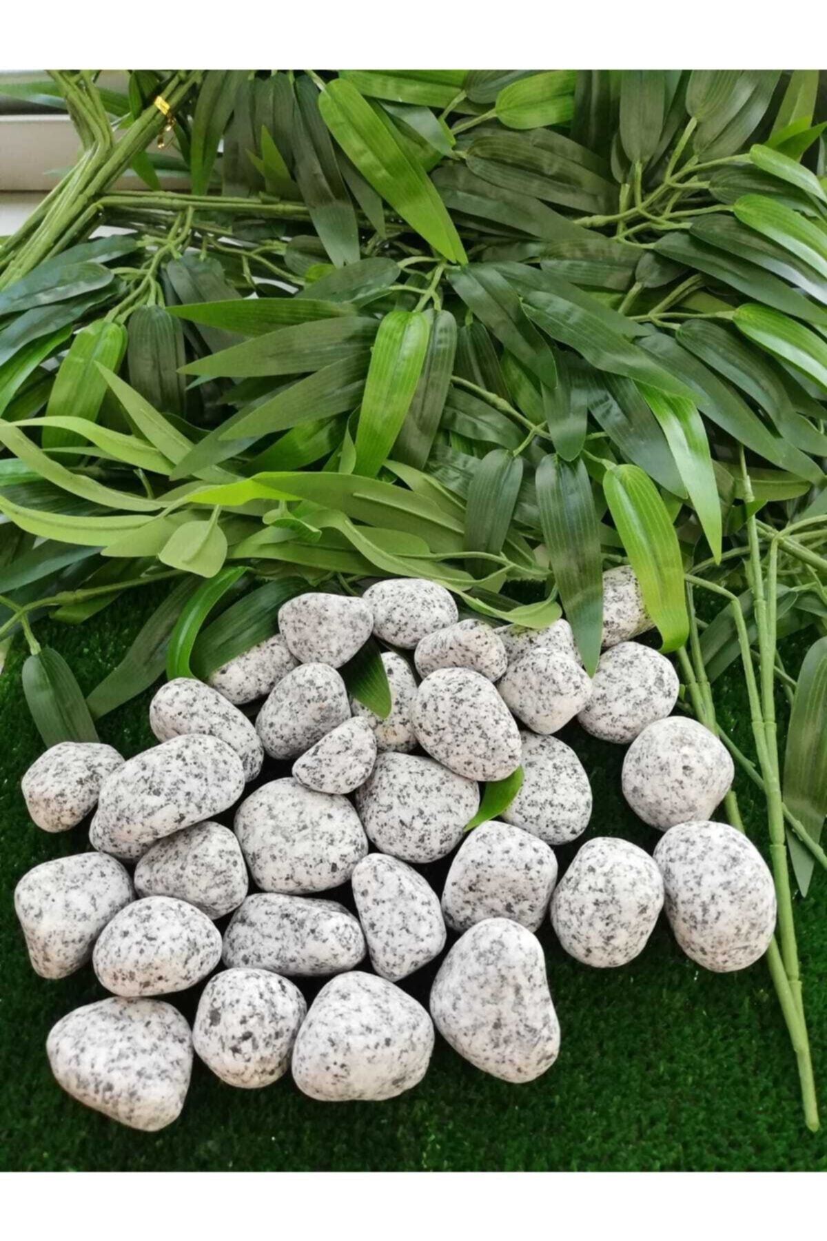 Granite Dolomite Stone 15 Kg 2,5-4 Cm Black White Stone Decorative Stone Garden Stone Decor Stone
