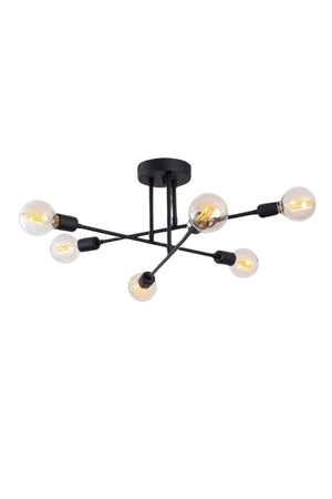 Tower 6-Piece Modern Plafonier Chandelier