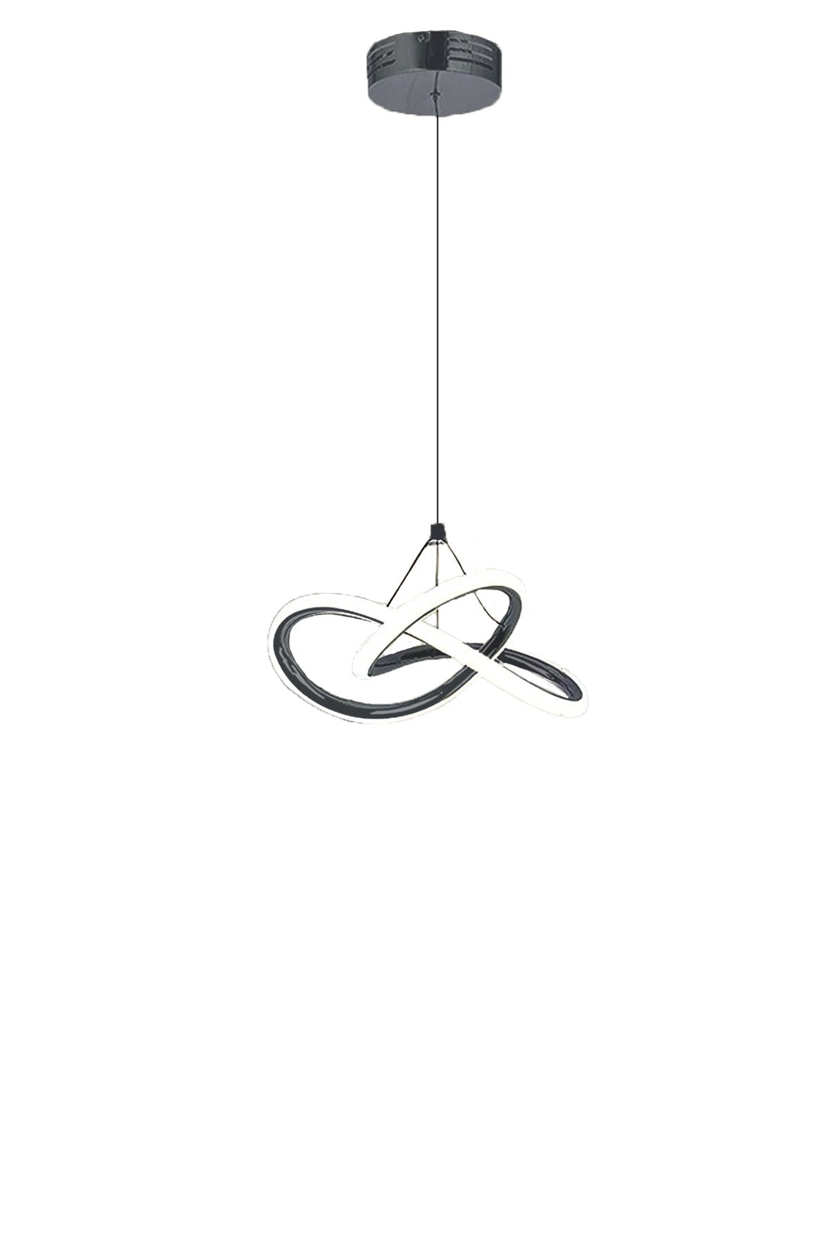 Modern Bolivia Single Anthracite Pendant Lamp Led White Power Led Living Room Kitchen Room Led Chandelier