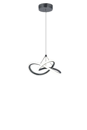 Modern Bolivia Single Anthracite Pendant Lamp Led White Power Led Living Room Kitchen Room Led Chandelier