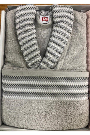 Salmon Taş Pure Cotton Family Bathrobe Set Bathrobe Set - Swordslife