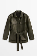 Pocket Nappa Leather Jacket - Swordslife