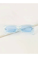 Blue Square Rectangle Vintage-retro Unisex Sunglasses