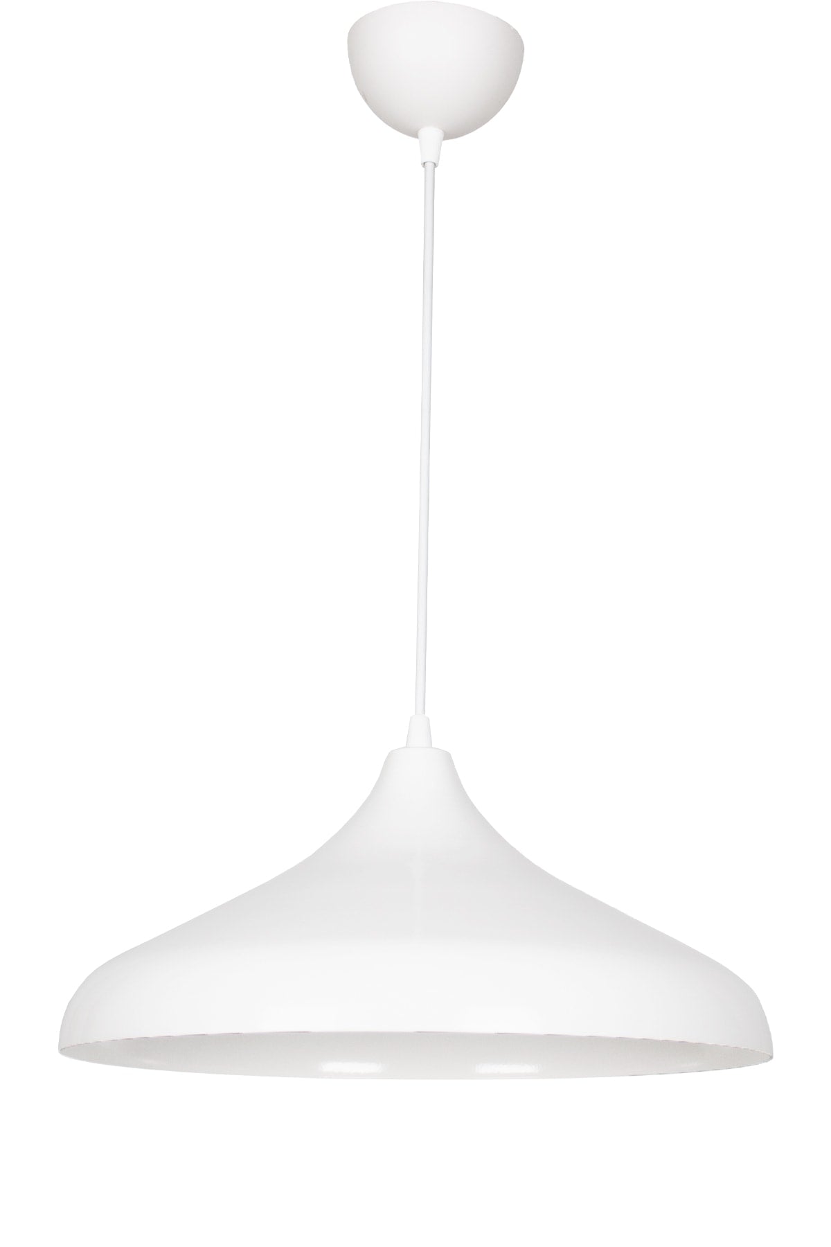 Nil Special Design Bright White Metal Cafe - Kitchen Single Chandelier