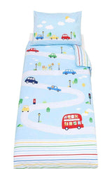 On The Road Kids Baby Duvet Cover Set 100x150