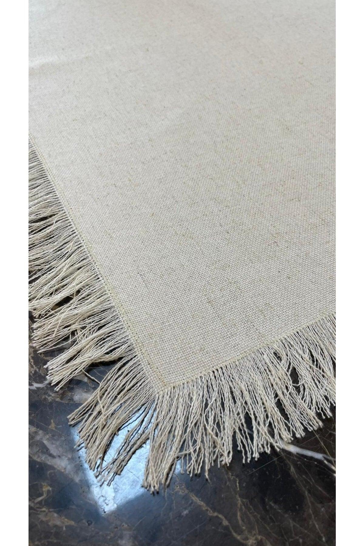 Tasseled Linen Runner & Placemat - Swordslife