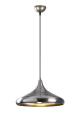 Retro Rustic Model Modern Metal Single Chrome Pendant Lamp Chandelier Cafe