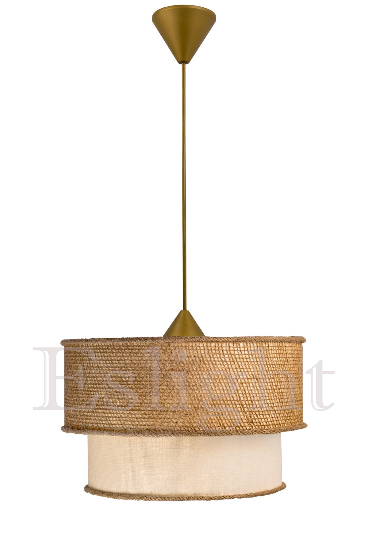 Redro Wicker Einzel-Pendelleuchte Kronleuchter Eh02