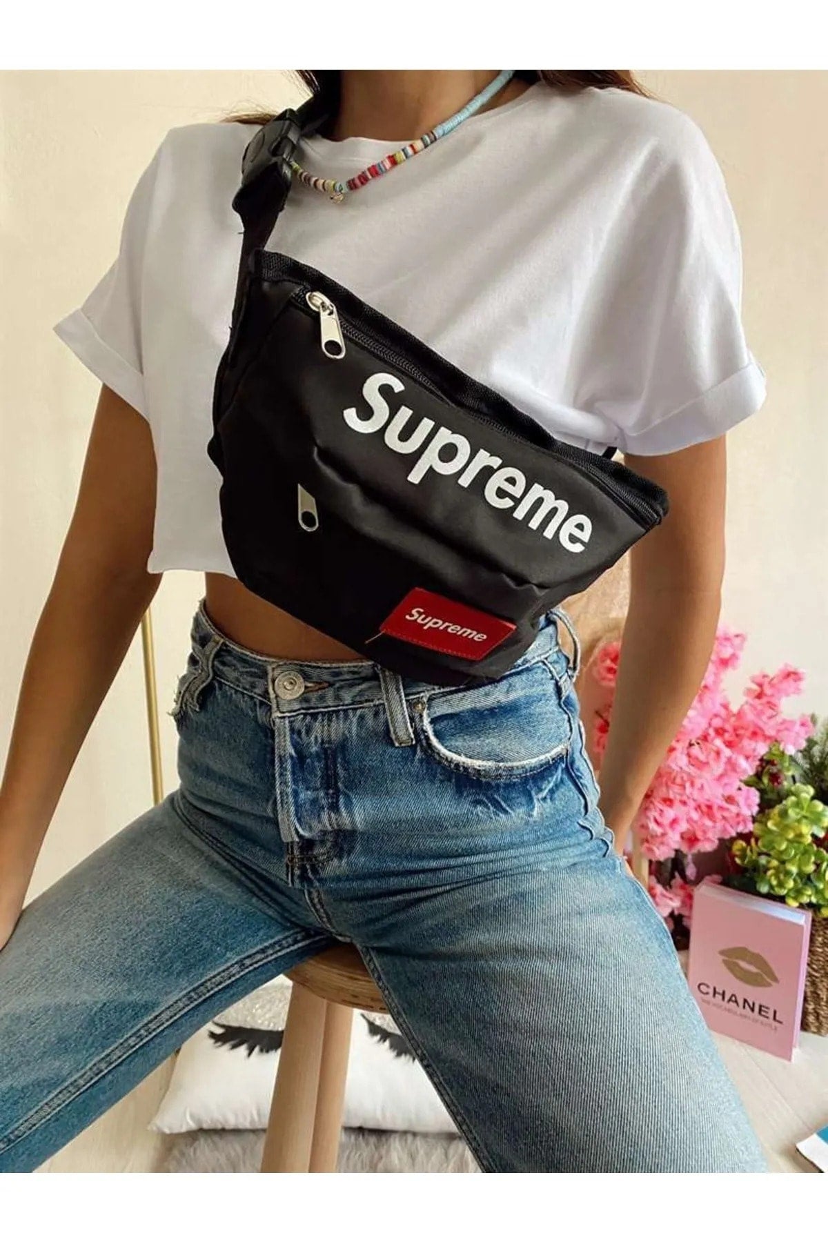 Unisex-Tasche mit Hals- und Schultergurt, Gürteltasche
