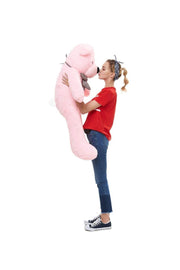 90 Cm Colorful Bow Tie Plush Teddy Bear - 100% Domestic