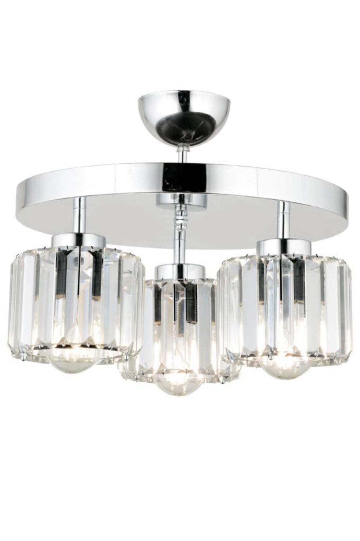 Sabrina 3-Piece Chrome Y-01 Chandelier