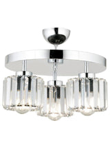 Sabrina 3-Piece Chrome Y-01 Chandelier