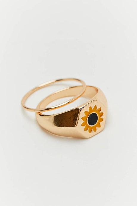 Set of 6 Enamel Rings 0601 - Swordslife