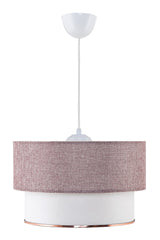 Teuse Chandelier Powder White Mdrn-45