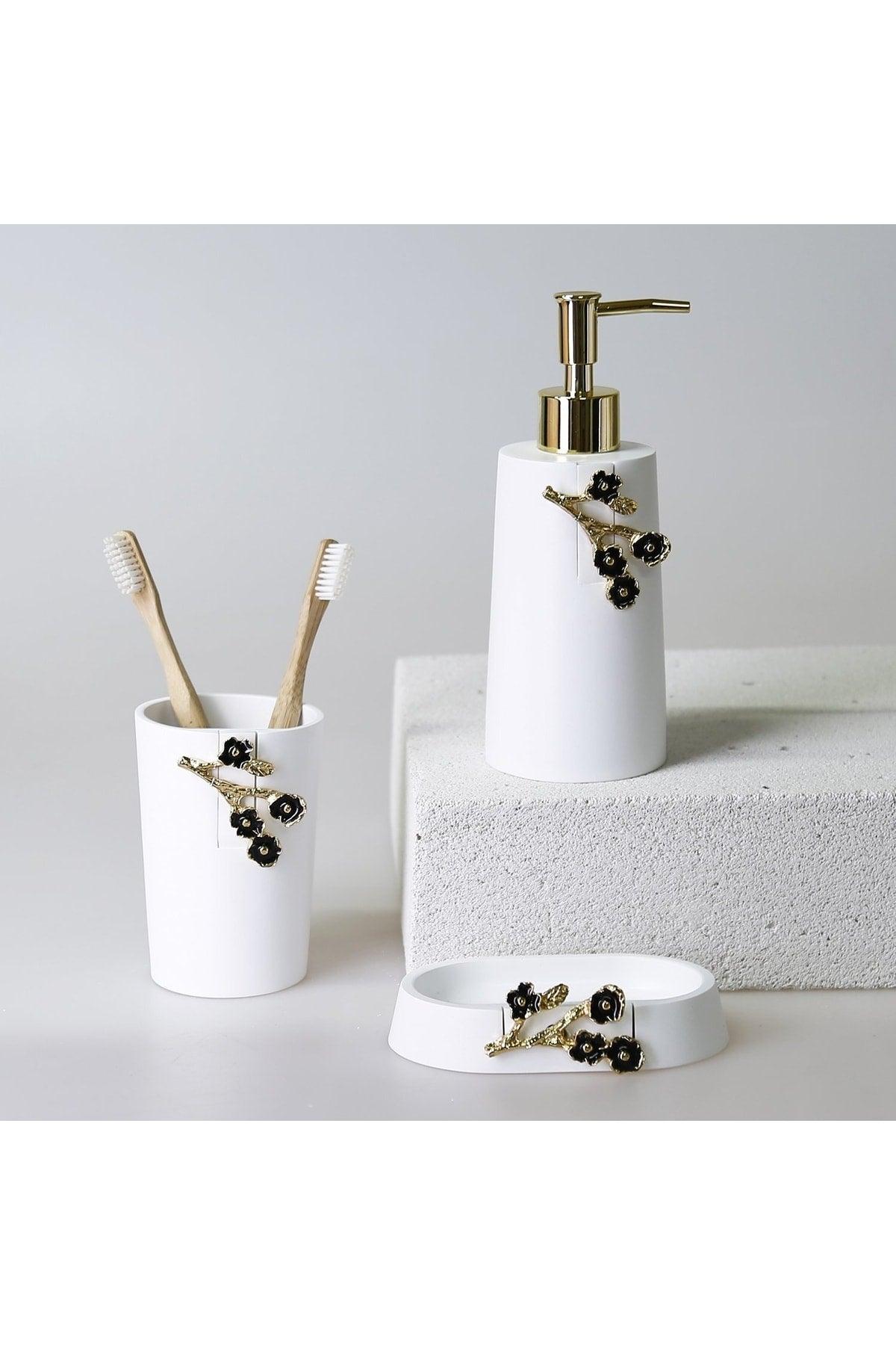 Bergamo Bathroom Set White - Swordslife