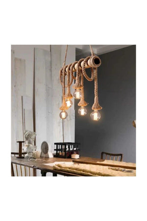 Wooden Chandelier Chandelier For Cafe Bar Restaurant Living Room Hotel Table Top Chandelier 6 Pieces