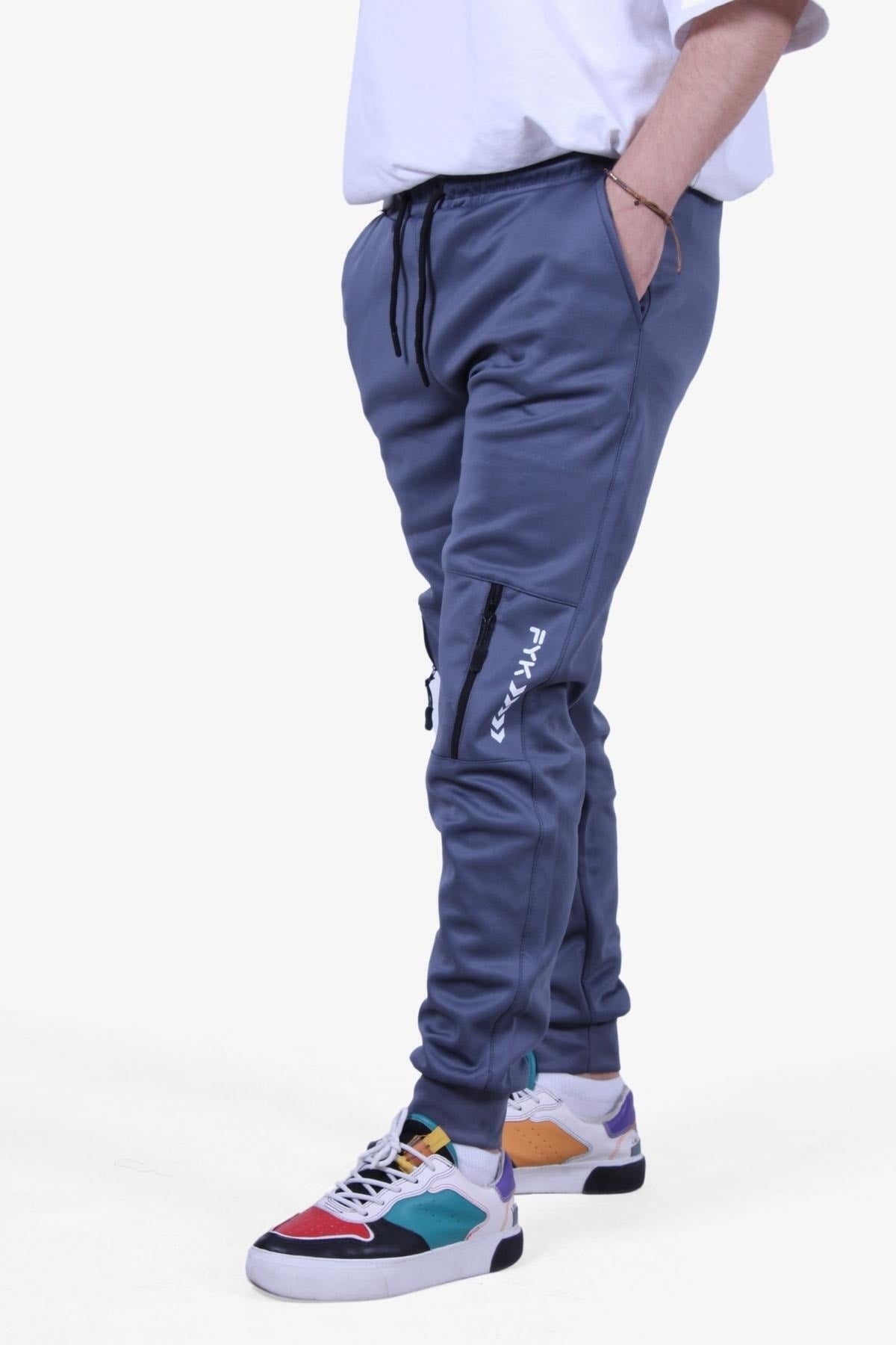 SML-XL-XXL TEXT PRINTED SLIM FIT MEN'S Sweatpants