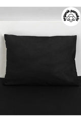 Home Ranforce Luxury Cotton Single Duvet Cover Set - Set Black - Swordslife
