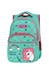 Licensed Mint Green Unicorn Pattern Primary School Bag And Lunch Box