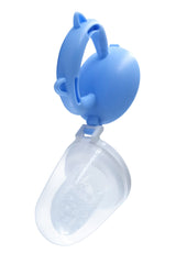 Baby Teether Fruit Vegetable Puree Pacifier Silicone Blue