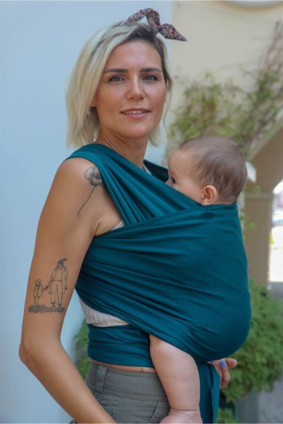 Petrol Green Wrap Sling