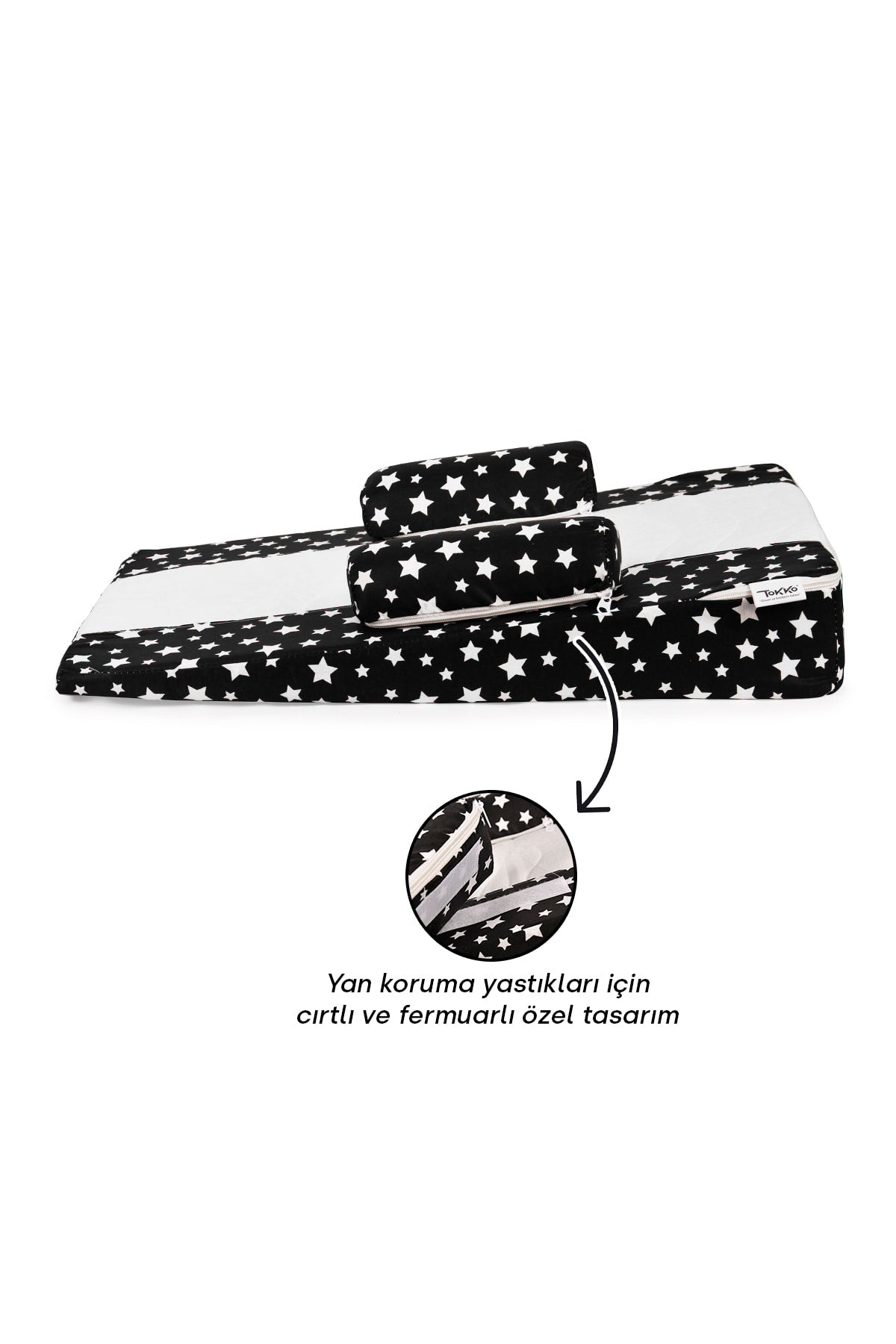 Multifunctional Washable Cover Orthopedic Baby Reflux Mattress-Gas Relief Baby Reflux Pillow Black