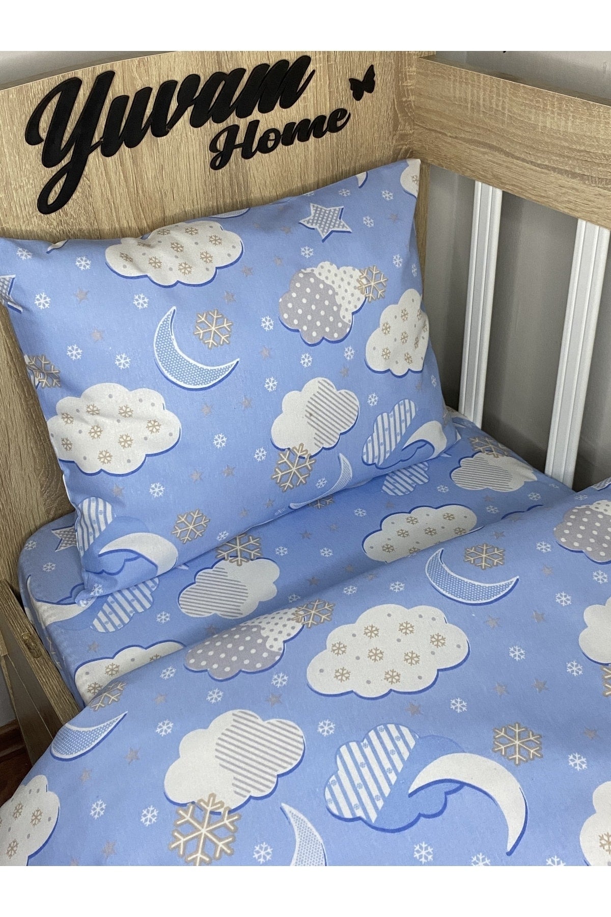 Baby-Bettbezug-Set (für 60/120 Wiegen)Wählen Sie das Produkt, das zur Größe Ihres Bettes passt!