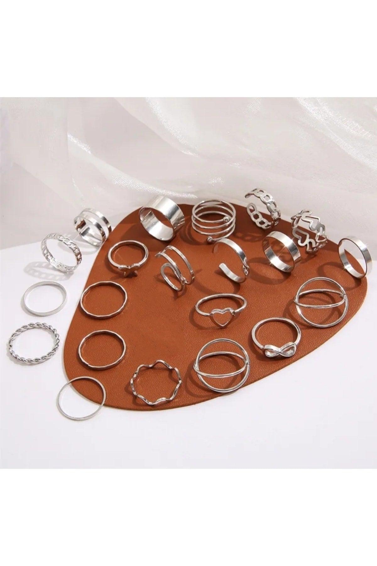 Women's 10 Sterling Silver Ring Set - Swordslife