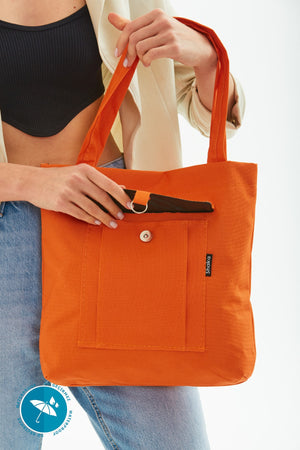 Orange U7 2-Compartment Large Volume Waterproof Fabric Women'S Sports Daily Arm And Shoulder Bag B:35 E:35