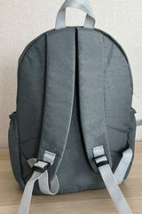 Fcstore Crinkle Fabric Waterproof Medium Size Dark Gray Clinker Backpack/laptop School Bag