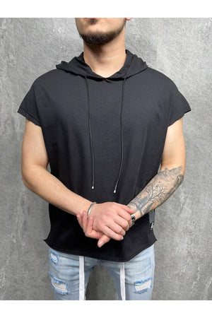 Herren Schwarze Tasche Zubehör Hose + T-Shirt