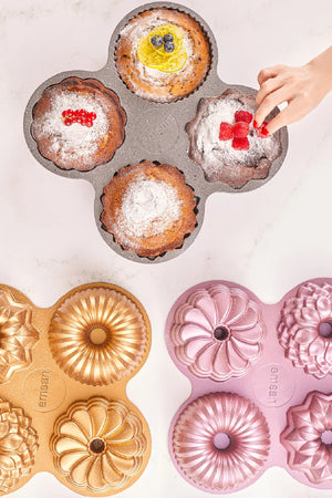 Griss Four In One 4-teilige goldene Kuchenform