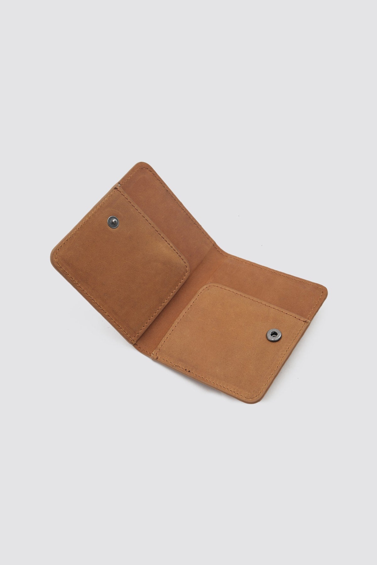 Hellbraune Lederbrieftasche