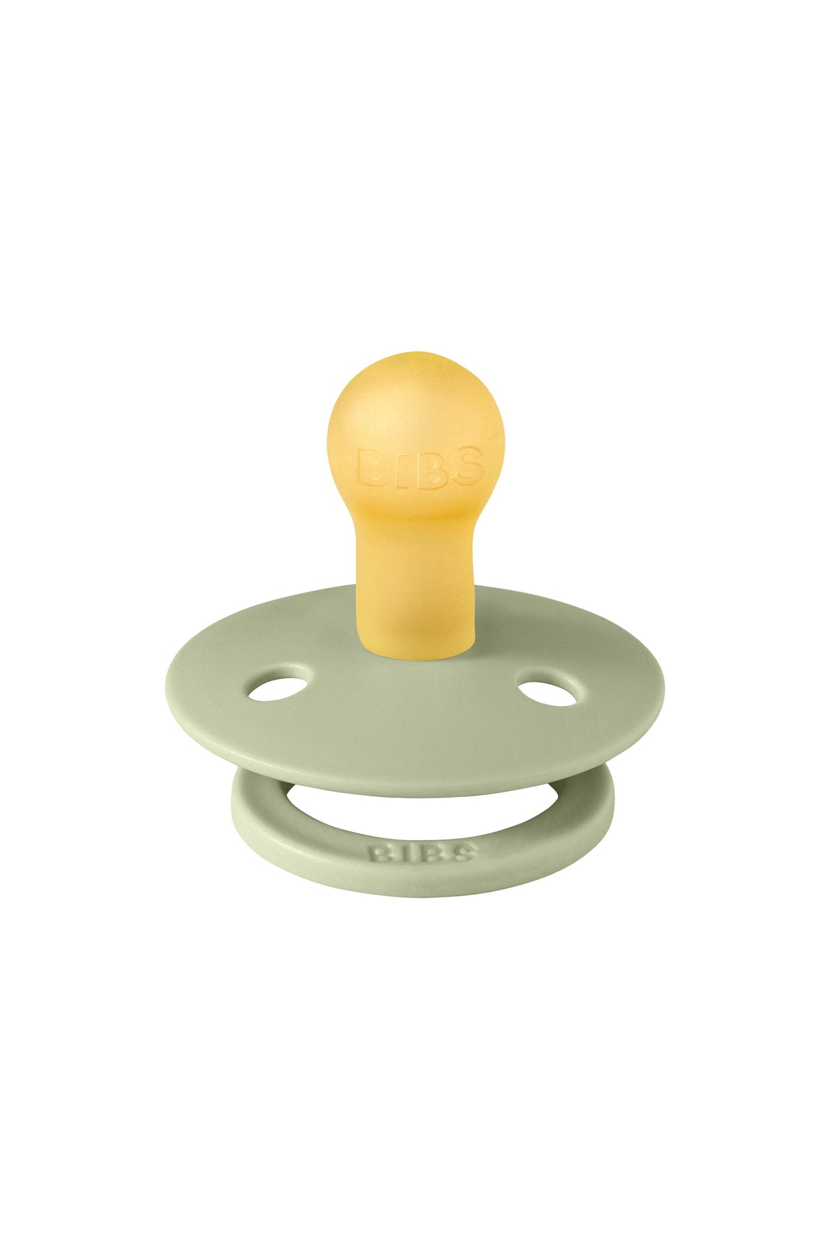 Color Rubber Pacifier - Sage 0-6 Months