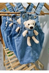 Teddy Bear Jeans Gilet / Denim Dress