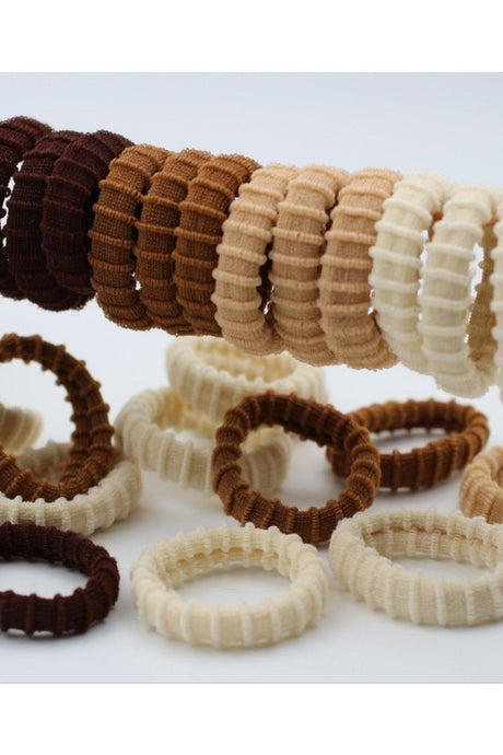 Women's Brown Ultra Flexible Serrated 20 Li Towel Buckle Set - Swordslife