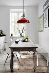 Red Noble Single Chandelier Antique Headboard Retro Pendant Lamp Restaurant Cafe Living Room Chandeliers