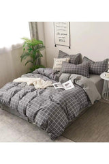 Double Double Sided Duvet Cover Set Smoked Square - Swordslife