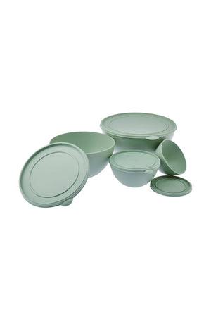 Luca 3-Piece Storage Container With Lid Green