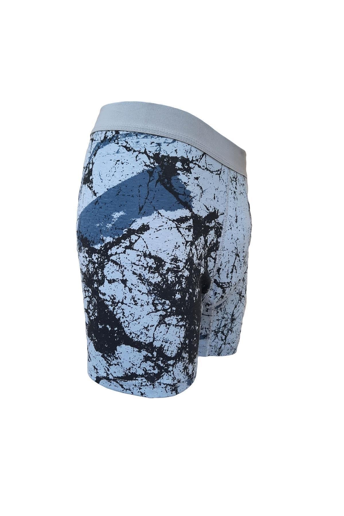 Men'S Patterned Lycra Cotton Boxer 5 Pack