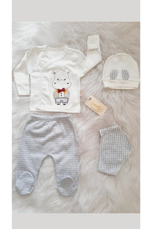 5-teiliges Schwangerschaftsset (Babypflegerucksack, Krankenhausausgang, Kichererbsendecke, 10 Feuchttücher und 3 Socken)