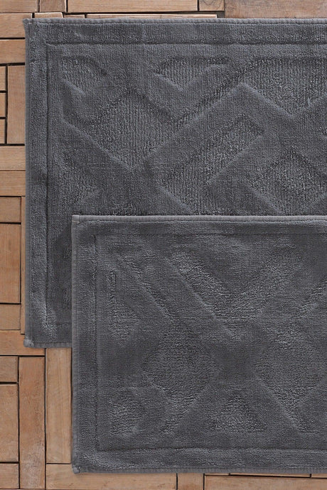 Milo Bath Mat Set - Anthracite - Swordslife