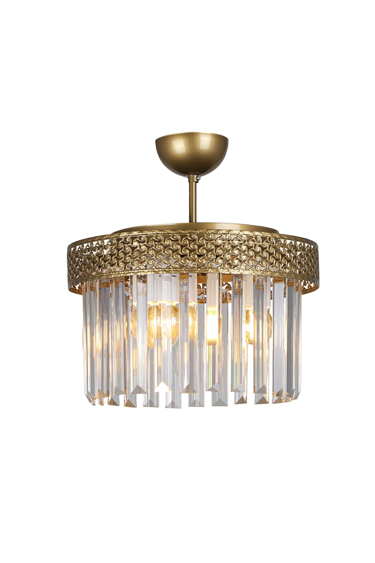 Sitrus 3Rd Antique Lux Crystal Stone Chandelier
