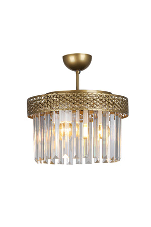 Sitrus 3Rd Antique Lux Crystal Stone Chandelier
