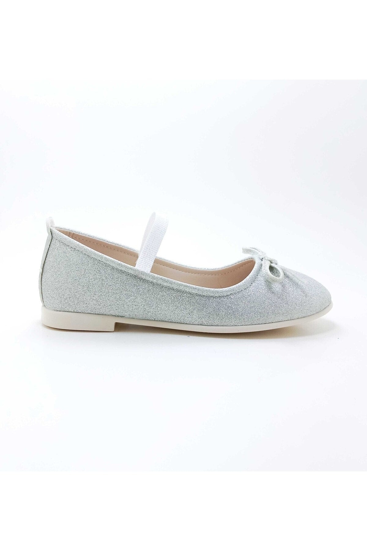 Girl'S Elastic-Bow Detail Lightweight Flats(26-35 Num.)