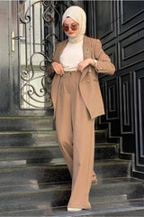 Women's Mink Classic Pants Suit T 2038 - Swordslife