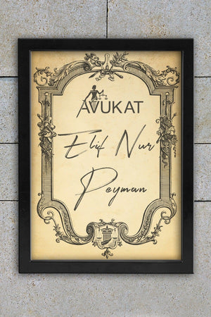 Special for Lawyers, Framed Patent Table Set of 4 / Framed Office Decor - Swordslife