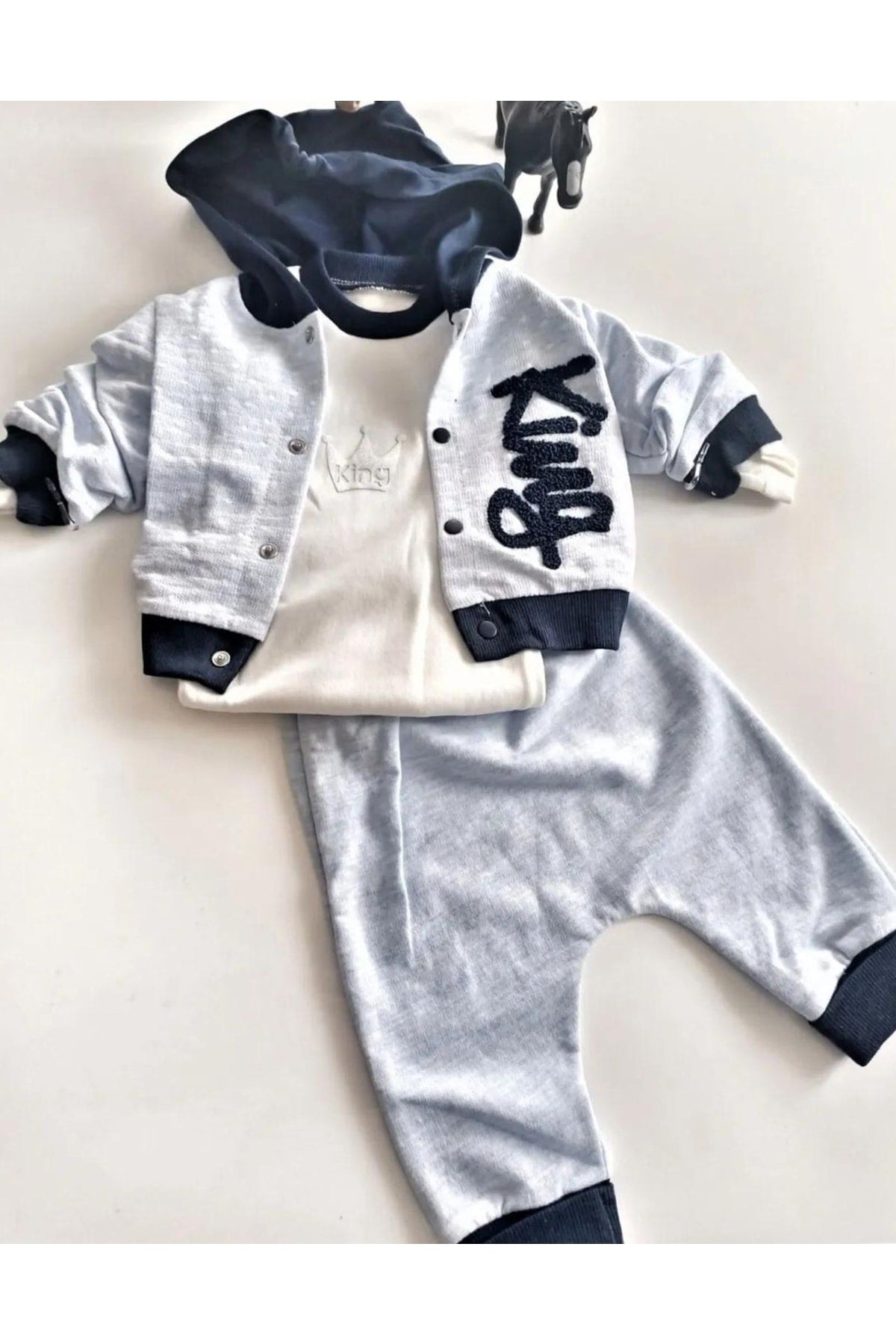 5-teiliges Schwangerschaftsset (Babypflegerucksack, Krankenhausausgang, Kichererbsendecke, 10 Feuchttücher und 3 Socken)
