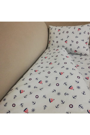Zippered Baby Duvet Cover Set